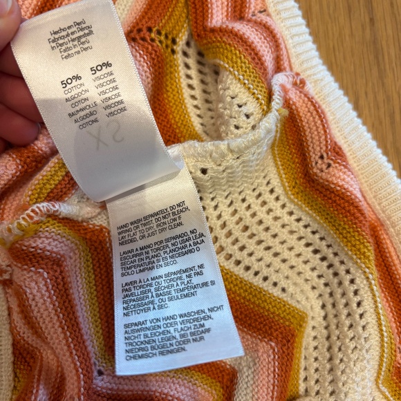 MOTHER Crochet Chevron Open Back Tank ASO Taylor Swift - Picture 11 of 12